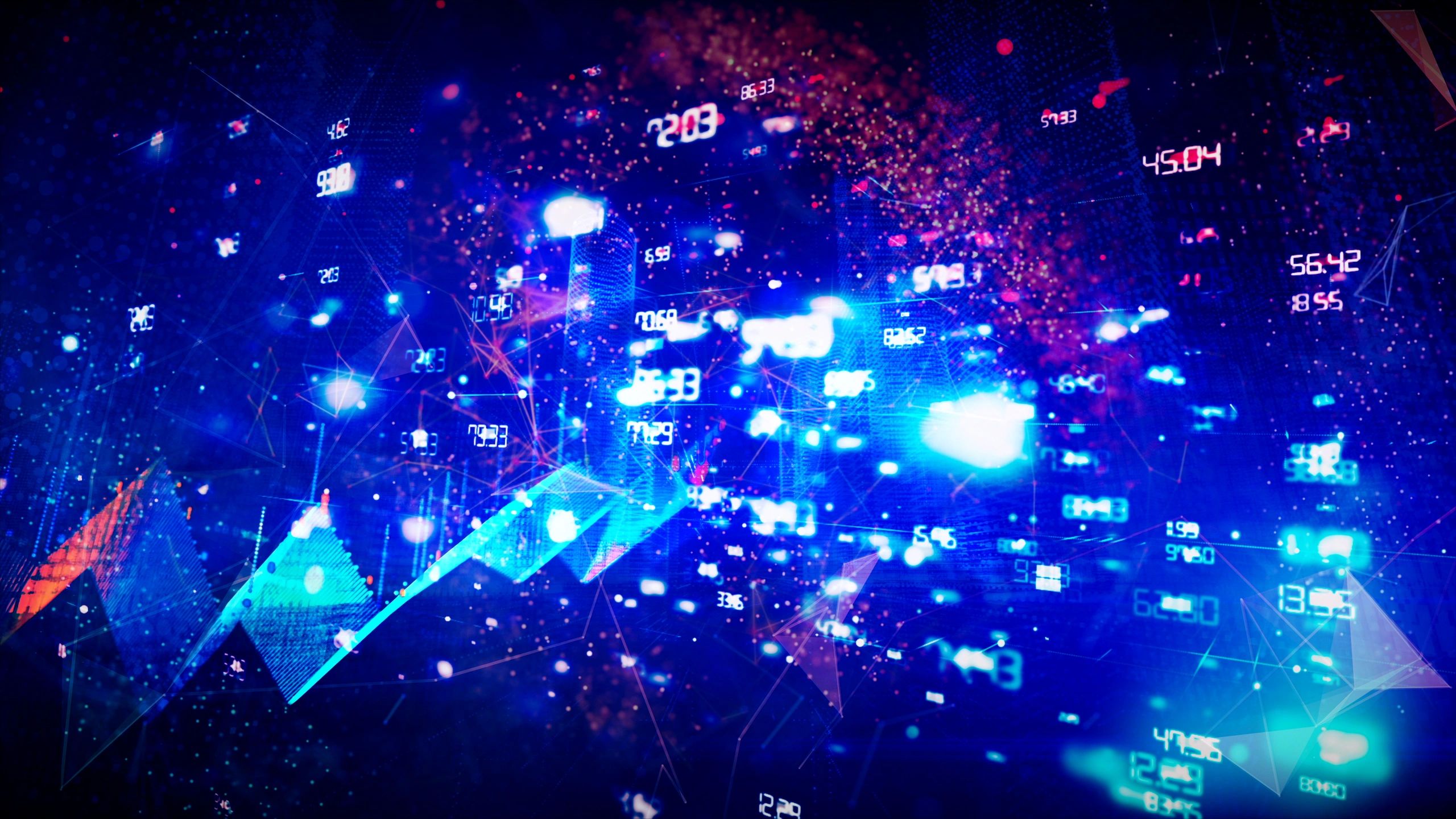 Abstract digital background for privacy policy section